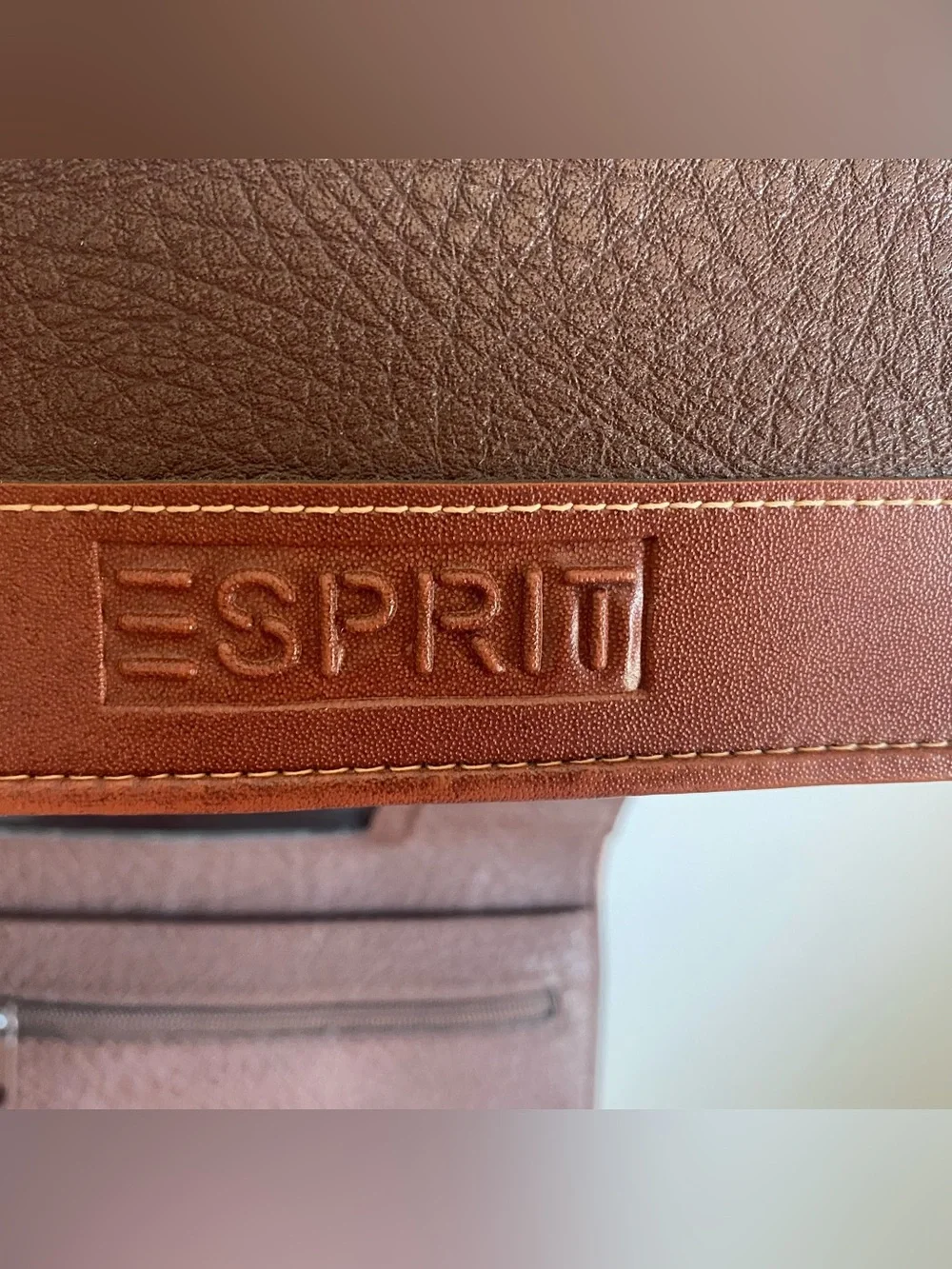 Vintage Esprit bi fold wallet card holder - travel organizer